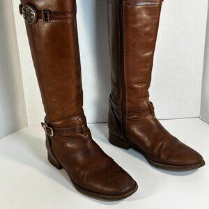 Women's Brown Tall Boots Tory Burch. 8.5